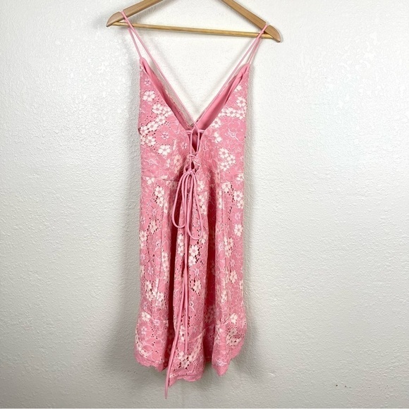 NBD Marilyn Blush & Ivory Lace Sleeveless Dress Size XL Women - Picture 6 of 15